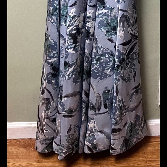 Jodi Kristopher Dusty Blue Prom/Formal Long Size 7 Dress - Picture 4 of 12